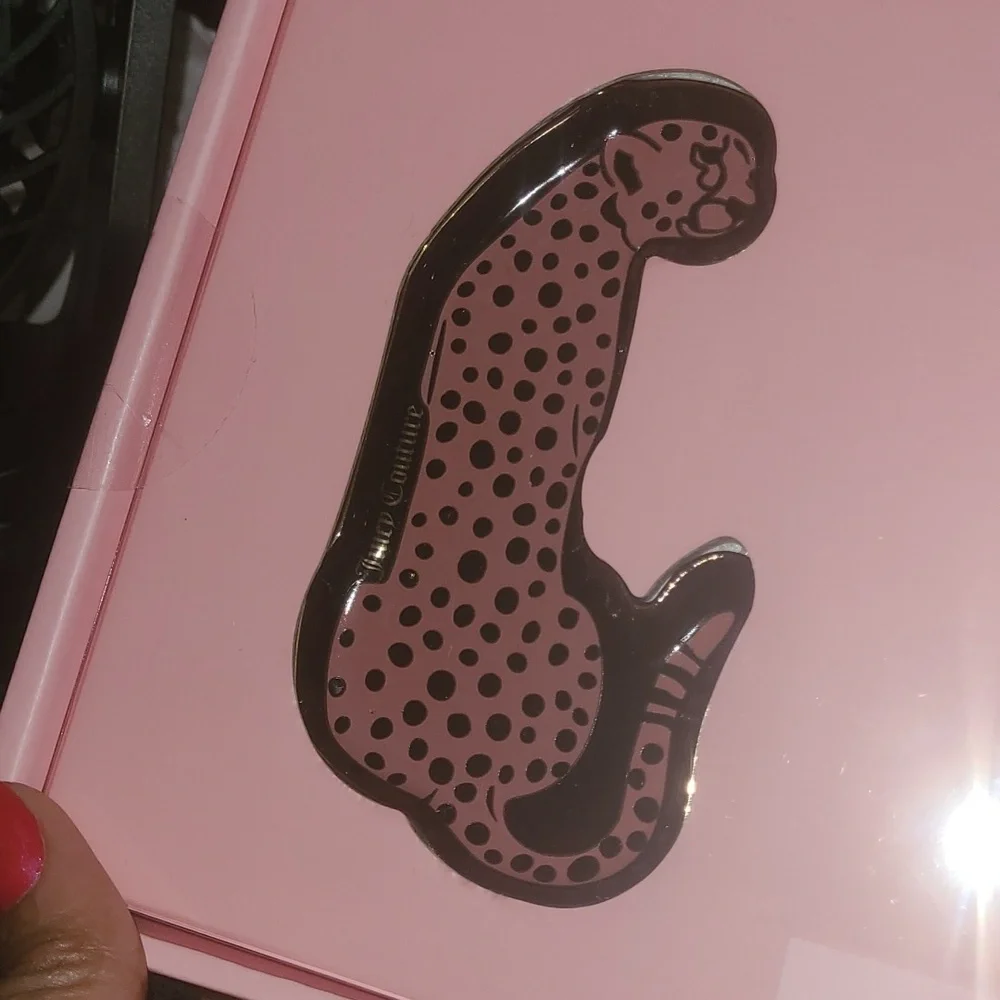 Juicy Couture Pink Leopard Trinket Tray Set
